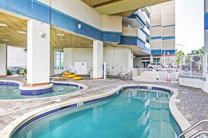 Indoor pool, outdoor pool