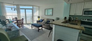 Interior - INCREDIBLE VIEW FROM FLOOR TO CEILING WINDOWS! Relax and unwind.  Corner Unit! (Myrtle Beach)