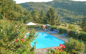 Outdoor pool - Awesome home in Cortona (Cortona)