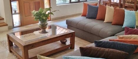 TV, fireplace, ping pong