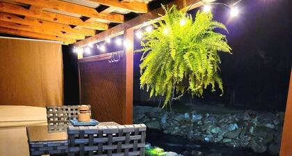 Mountain Tiny Home lihavoidulla streamilla ja porealtaalla