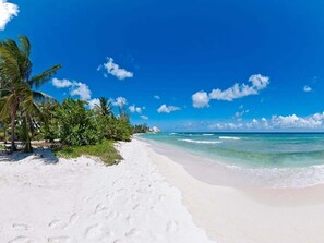 On the beach