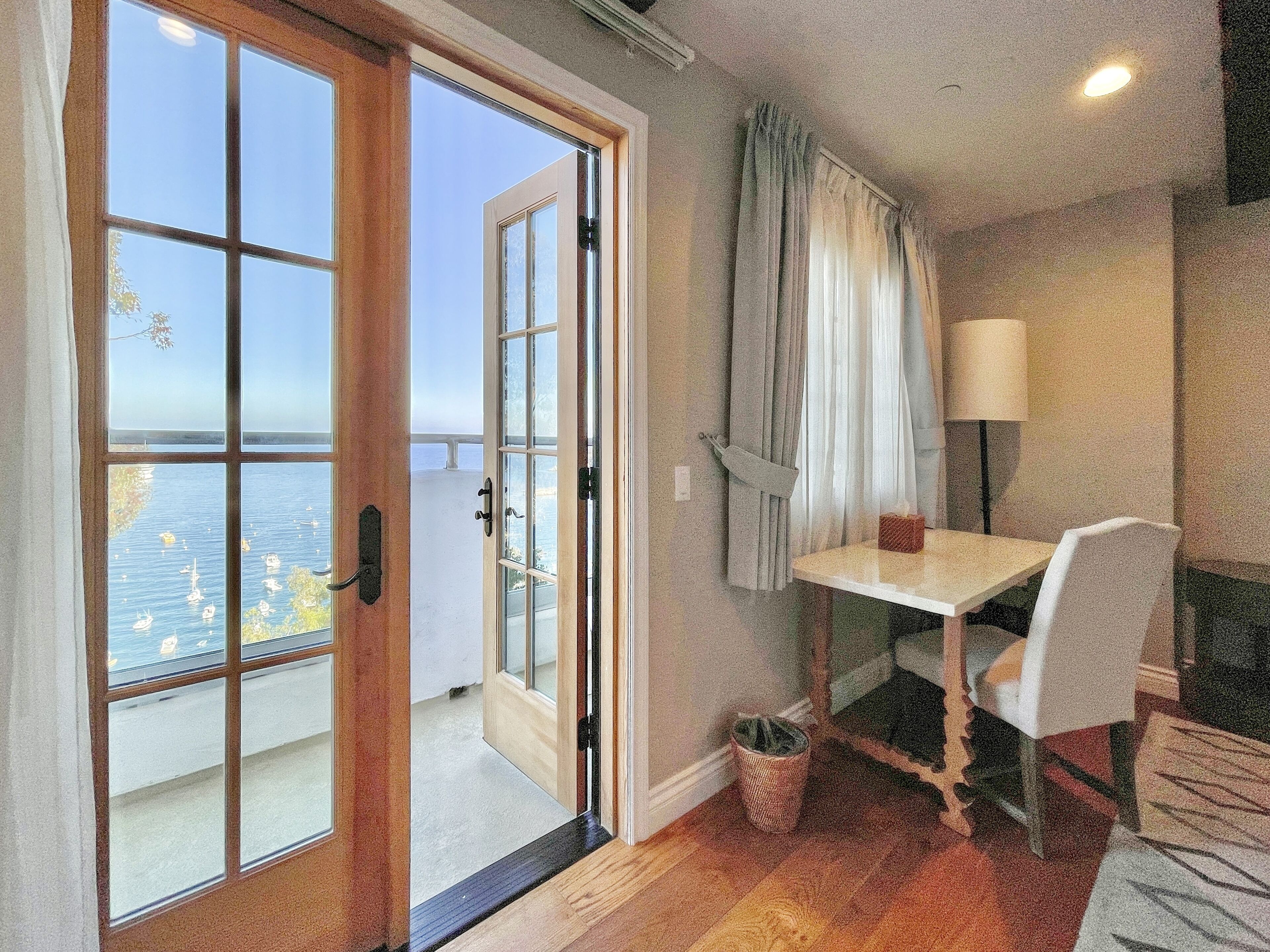 historic single room, ocean view | in-room safe, blackout curtains, soundproofing, iron/ironing board