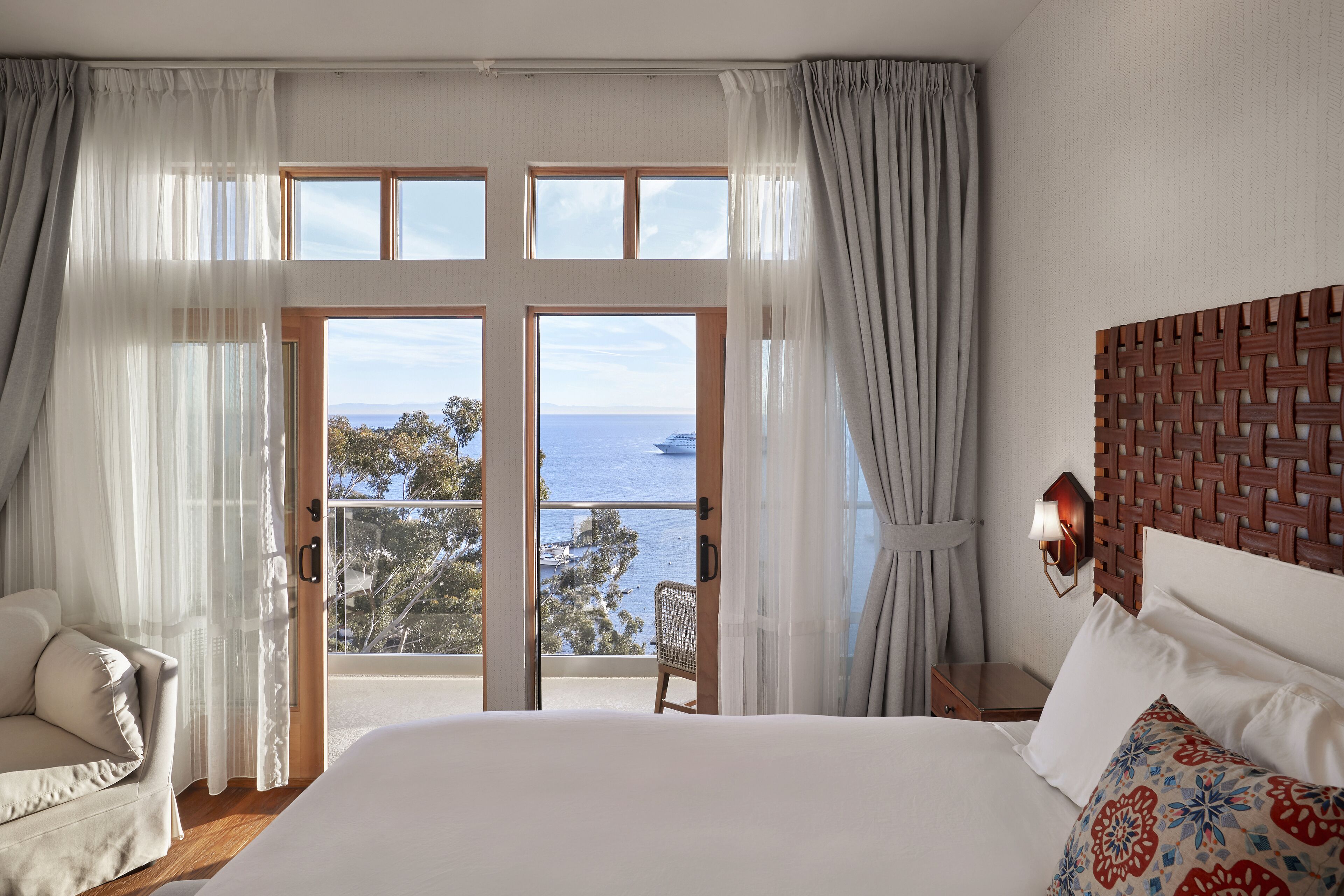 suite, 1 king bed with sofa bed, ocean view | in-room safe, blackout curtains, soundproofing, iron/ironing board