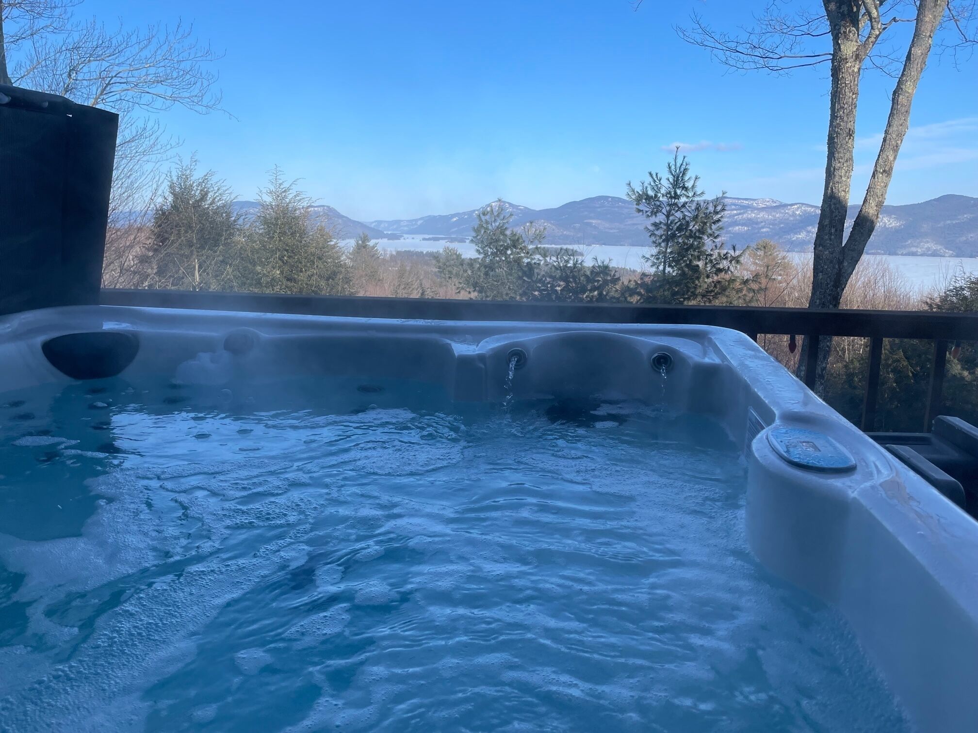 Panoramic Lake George & Mountain View Home, Hot Tub
