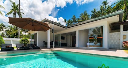 Lamai 2 Schlafzimmer Pool Villa 5 Minuten vom Strand entfernt