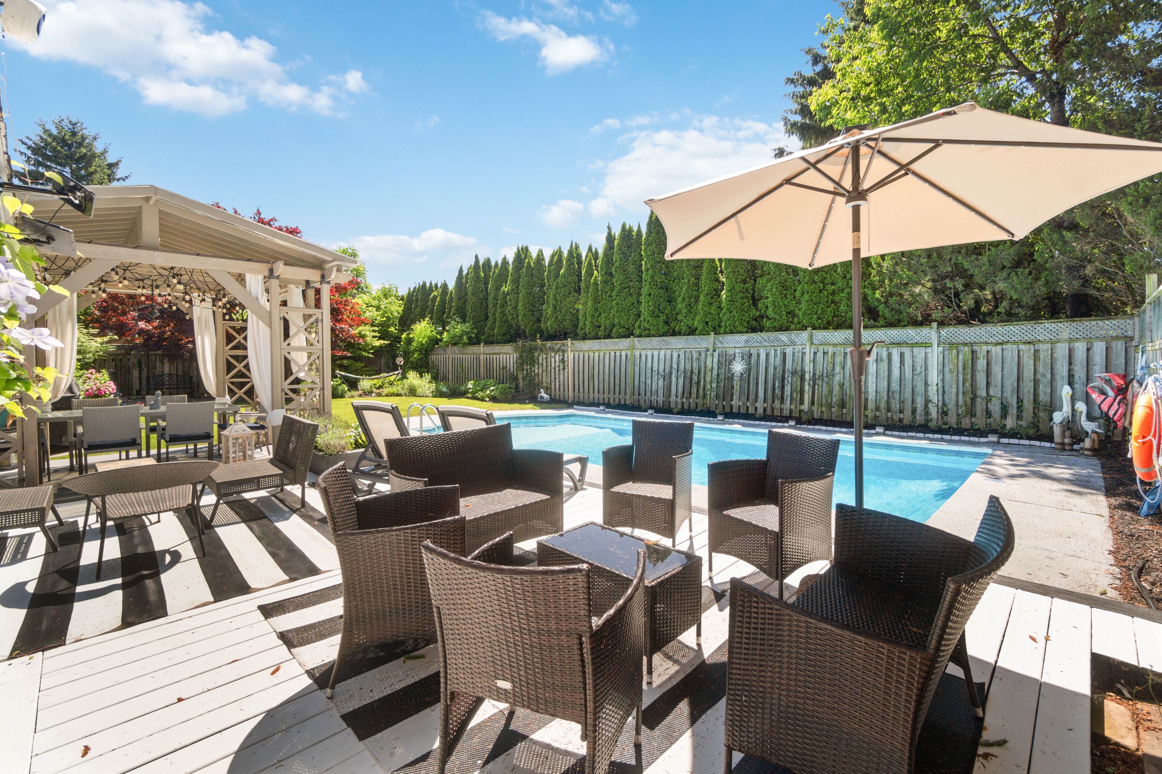 Outdoor recreational area with Sunlounger’s for our guest to use and enjoy
