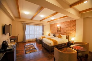Deluxe Double or Twin Room | Minibar, in-room safe, desk, laptop workspace - Hotel Bhadgaon (Bhaktapur)