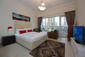 Deluxe Studio | View from room - Beautiful Studio Walking Distance to Dubai Mall (Dubai)