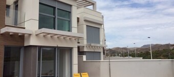 House with terrace and pool, near the beach and harbor