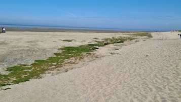 Plage à proximité, chaises longues