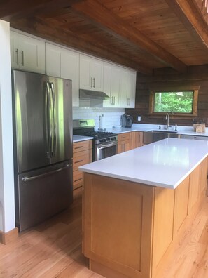 Microwave, oven, stovetop, dishwasher - Lulu Lodge – All Season Chalet (Arkville)