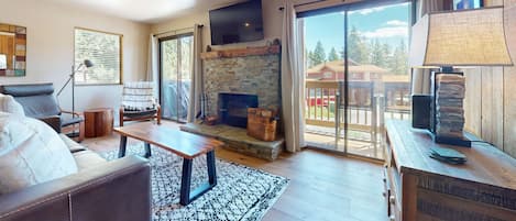 Condo, 1 Bedroom | Living area | 30-inch Smart TV with cable channels, TV