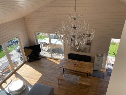 Natur pur - Ferienhaus  62 /  Holz Chalet mit 3 Schlafzimmern im Altmühltal