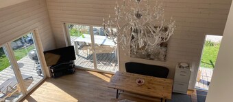 Pure nature - vacation home 62 / wooden chalet with 3 bedrooms in Altmühltal