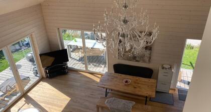 Pure nature - vacation home 62 / wooden chalet with 3 bedrooms in Altmühltal