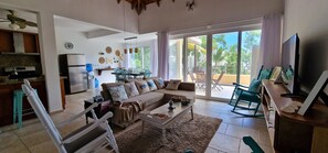 Smart TV, books, offices