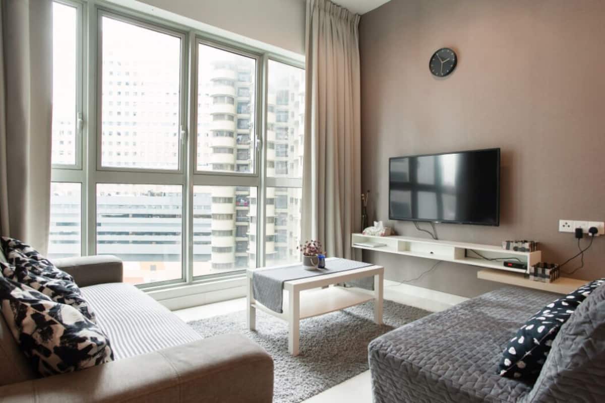 Apartemen Desain, 1 kamar tidur | 1 kamar tidur dan Wi-Fi gratis