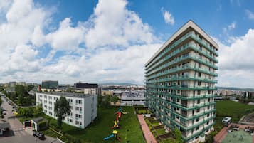 Deluxe-Apartment | Blick auf die Stadt
