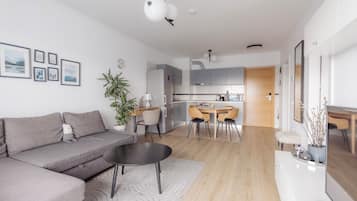 Lägenhet Panoramic | 1 sovrum, sängtillbehör av högsta kvalitet och individuell inredning