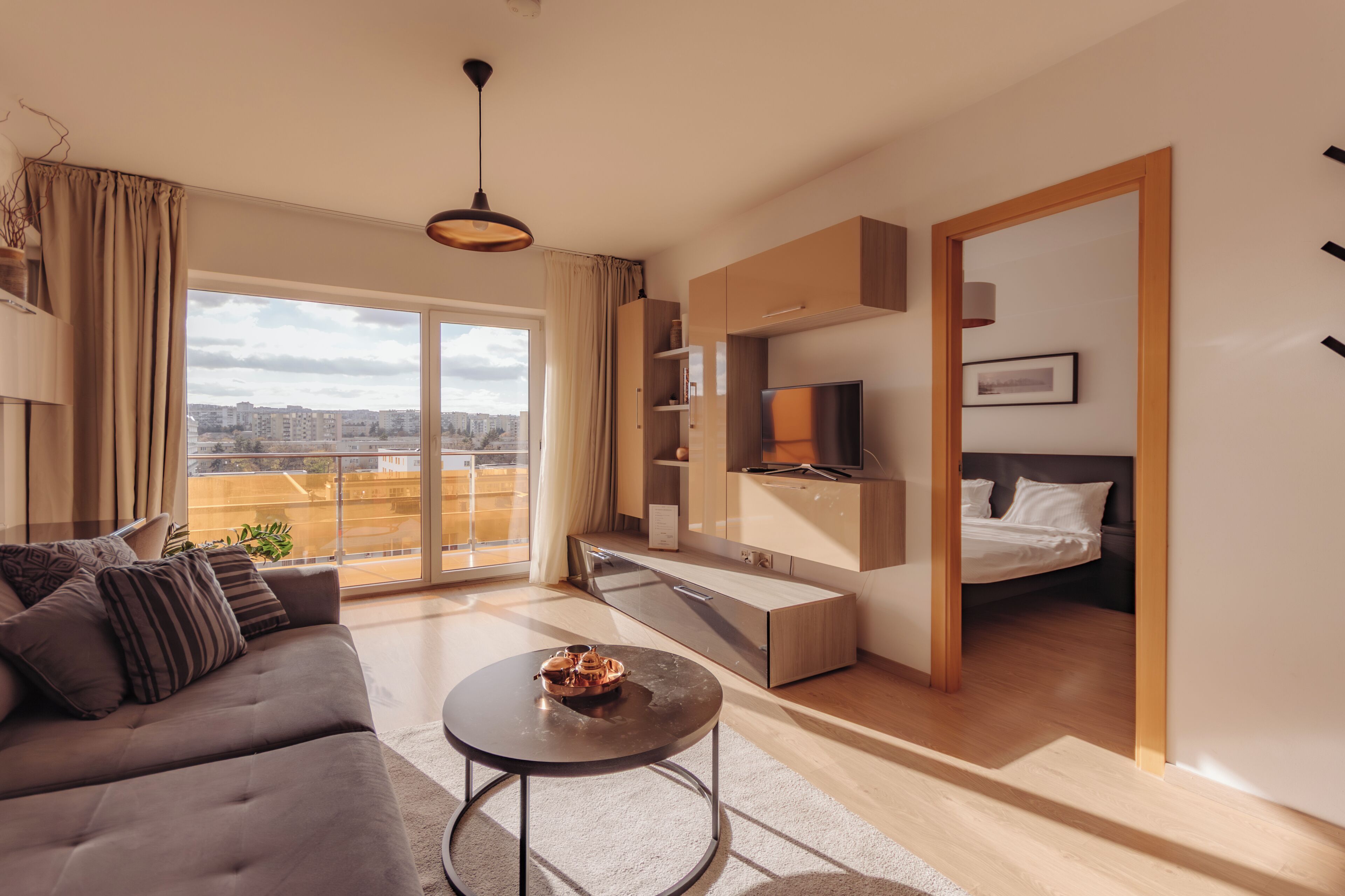 Apartamento design | 1 quarto, roupas de cama premium, individualmente decorados