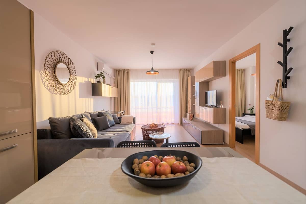 Design Apartment | 1 bedroom, premium bedding, individually decorated