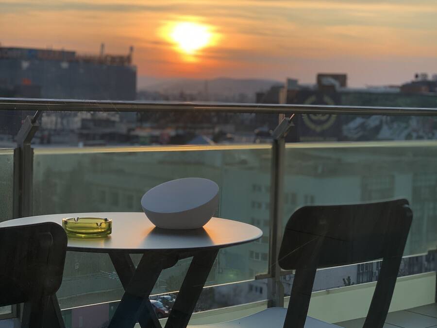 Apartamento júnior | Sacada