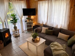 スマートテレビ、暖炉、DVD プレーヤー、テーブルサッカー台