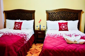 Down duvets, iron/ironing board, free WiFi, bed sheets