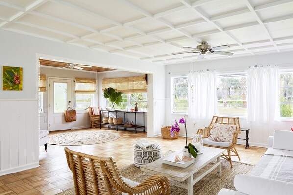 Interior - Stylish, and relaxing in a charming neighbourhood with a secluded local beach.   (Melbourne Beach)