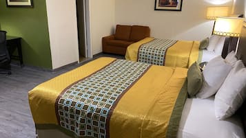 Free WiFi, bed sheets