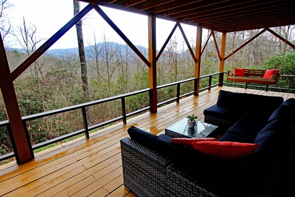 Property grounds - Mountain Views & Solitude. This is Shadow Ridge. Hot Tub. (Fletcher)