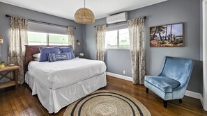 2 slaapkamers, een strijkplank/strijkijzer, wifi, beddengoed