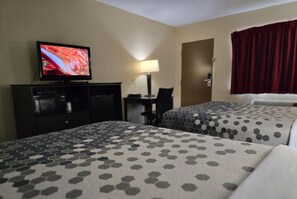 Een laptopwerkplek, gratis wifi, beddengoed