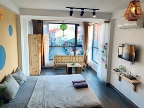 Superior Double Room, City View | Pillowtop beds, free WiFi