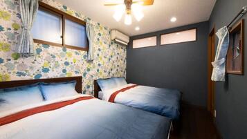 5 bedrooms, WiFi, bed sheets
