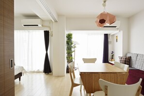 Apartment | Living area | TV - Crystal Exe Nippombashi 406 (Osaka)