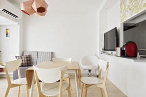 Apartment | Living area | TV - Crystal Exe Nippombashi 406 (Osaka)