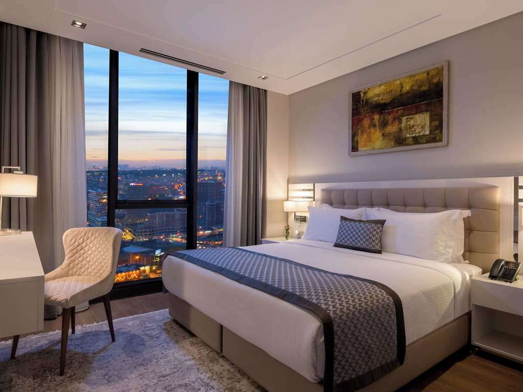 In-room safe, desk, laptop workspace, soundproofing