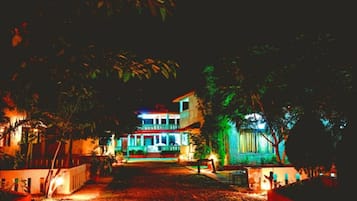 Front of property – evening/night
