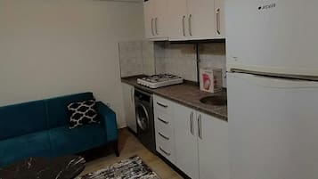 Apartment, 1 Bedroom | Private kitchenette | Mini-fridge, cookware/dishes/utensils