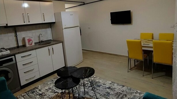 Apartment, 1 Bedroom | Living room | LCD TV - Luxury Life Apart (Denizli)
