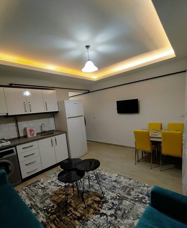 Departamento, 1 habitación | Sala de estar | Televisión LCD