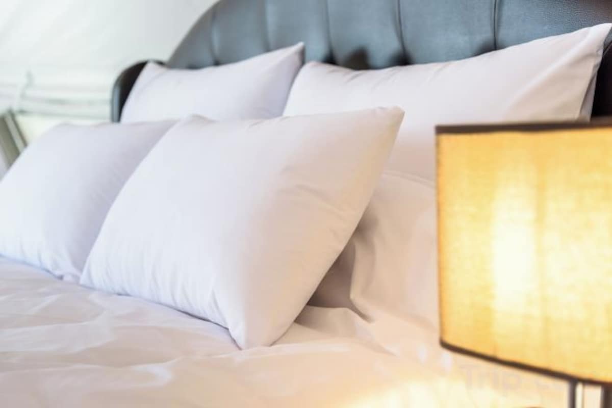 Luxe beddengoed, een laptopwerkplek, gratis wifi