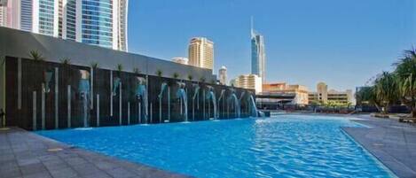 Indoor pool, outdoor pool
