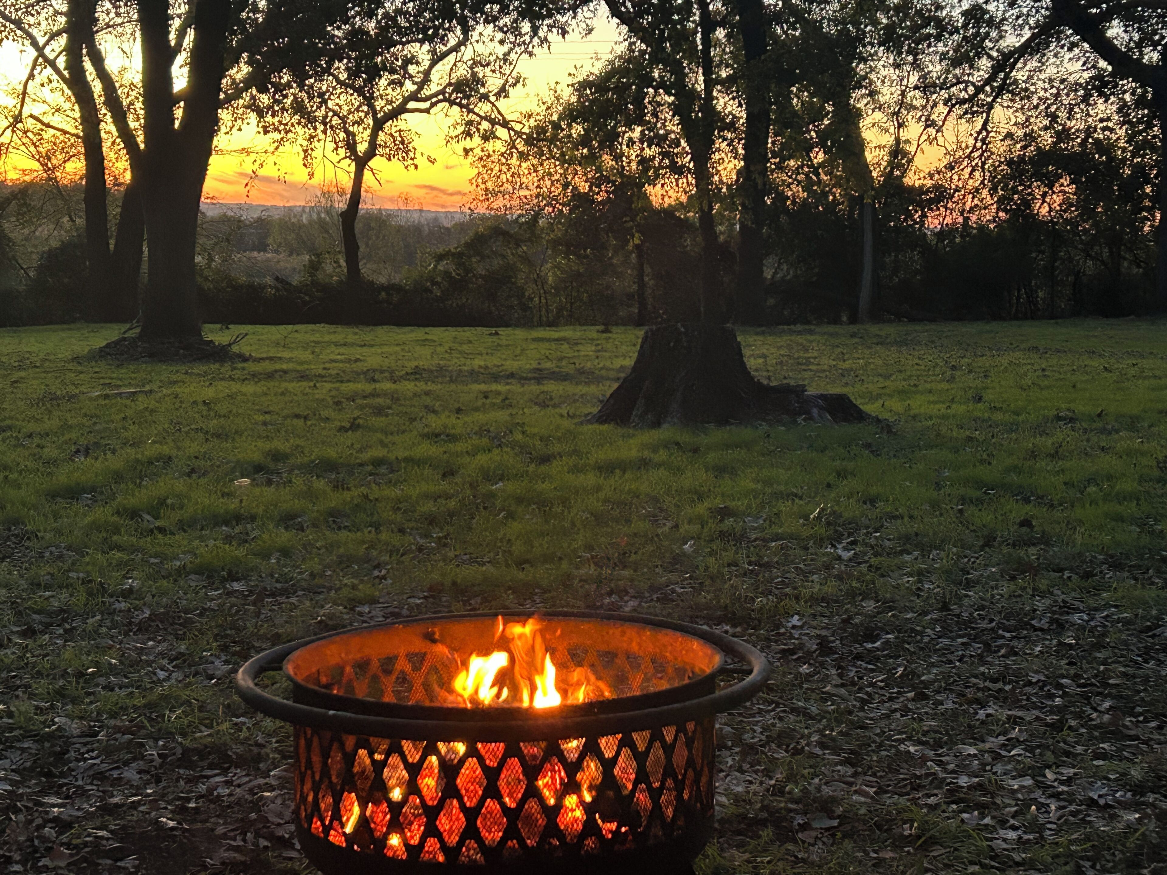 Come enjoy a private fire pit!