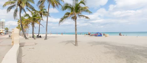 On the beach