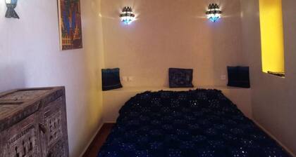 Small typical house in Moroccan village