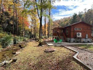 Exterior - Creekside Log Cabin | 2 Bed, 2 Bath (Pisgah Forest)