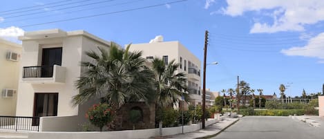 Voorkant van accommodatie